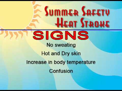 Summer Safety - Heat Stroke