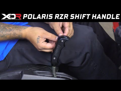 Install: 2008-17 Polaris RZR - B&M Magnum Grip Shift Handle 81089