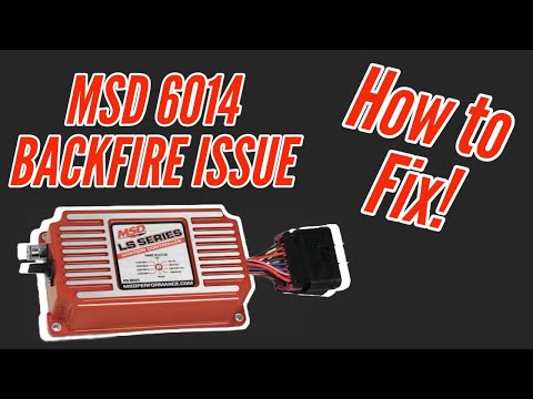 MSD LS 6014 Backfire Issue: How to Fix
