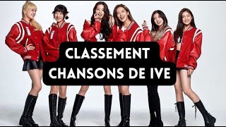 CLASSEMENT des CHANSONS de IVE ✨🎶TOP 21~Eleven à I want~Title track et bside