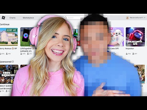 PLAYING ROBLOX WITH MY BOYFRIEND FOR THE FIRST TIME!