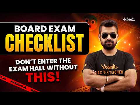 Board Exam Checklist 🔥 | Don’t Enter the Exam Hall Without Knowing This  | Shimon Sir