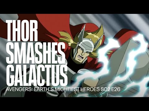 Thor smashes Galactus | Avengers: Earth´s Mightiest Heroes
