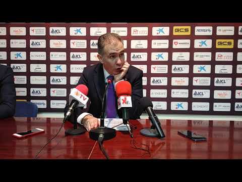 Roda de premsa de Joaquín Prado . ICL Manresa 78 - Palencia Baloncesto 73