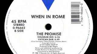 When In Rome - The Promise (Vatican Dub Mix)