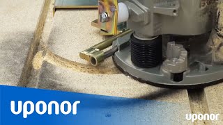 Installation af gulvvarme med Uponors gulvvarmespånplader