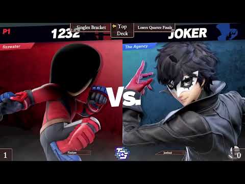 Top Deck 2 Losers Quarters Fizzique (Mii Brawler) vs Jambazi (Joker)