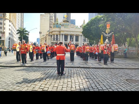 Banda Marcial do Corpo de Fuzileiros Navais - Comemoração de 115 anos do Theatro do Municipal do RJ