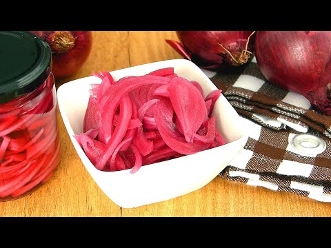 Cebolla Encurtida ⏰ Encurtido de Cebolla en 2 Minutos ✅