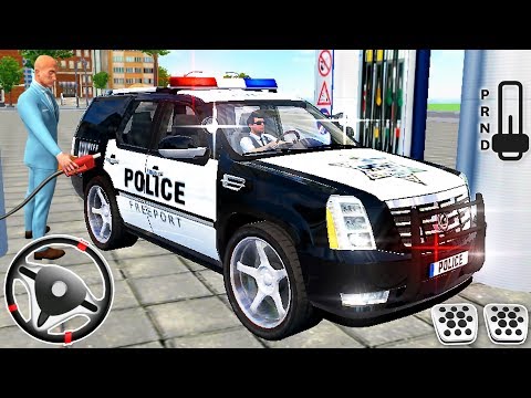 Police Cadillac Escalade SUV Driving - Offroad Jeep 4x4 Driver Simulator - Android GamePlay
