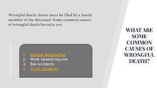 Some Common Cause of Wrongful Death