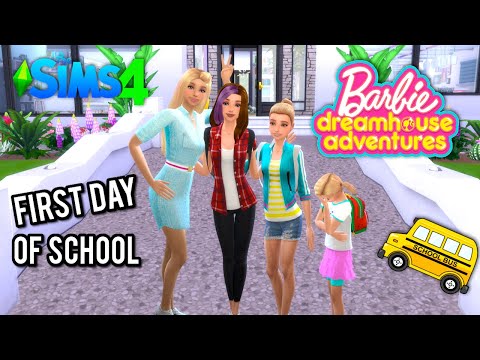 Sims Barbie Family First Day of School Morning Routine - Titi Plus