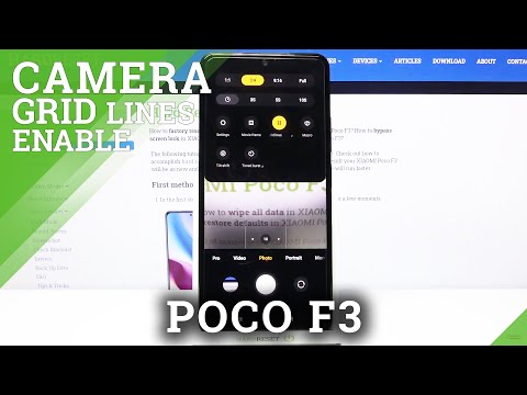 How to Use Camera Grid Lines on XIAOMI POCO F3 – Turn On Camera Grid Lines