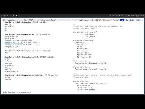 Getting started with rde (Structuring guix config)