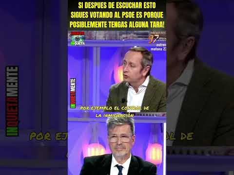 SI DESPUES DE LO QUE DESVELA CARLOS CUESTA SIGUES VOTANDO AL PSOE ES PARA HACERSELO MIRAR!