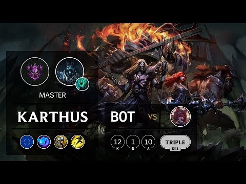 Karthus Bot vs Xayah - EUW Master Patch 9.7
