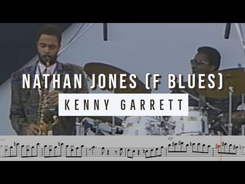 Kenny Garrett on "Nathan Jones" - Alto Saxophone Solo Transcription (Eb)