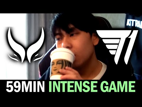 T1 vs XG - 59min Intense Game TI 2022