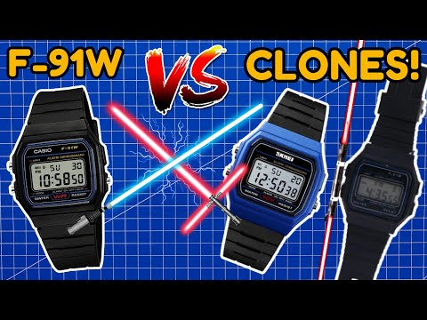 ⚔ ANGRIFF DER KLONEN! ⌚ Casio F-91W VS SKMEI 1412 👥
