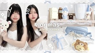 WINTER DIARIES w/ jorgina kei ⛄️❄️ : school christmas party, gifts for friends, Harbin trip