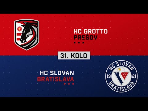 31.kolo HC Grotto Prešov - HC Slovan Bratislava HIGHLIGHTS