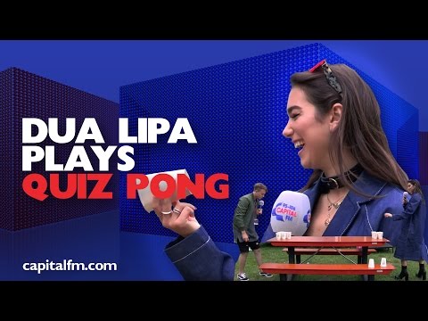 Dua Lipa Plays Quiz Pong With Roman