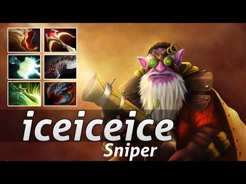 Sniper Pro Build  by iceiceice Gameplay - Dota 2 Epic Moments