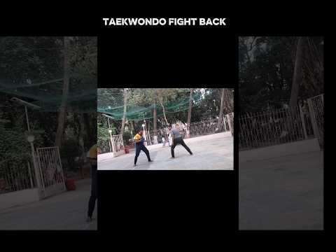 The Axe Kick ➜ Back Hook Kick Defensive! EliteTaekwondo Skills🥋 #taekwondolife #taekwondo #tutorial