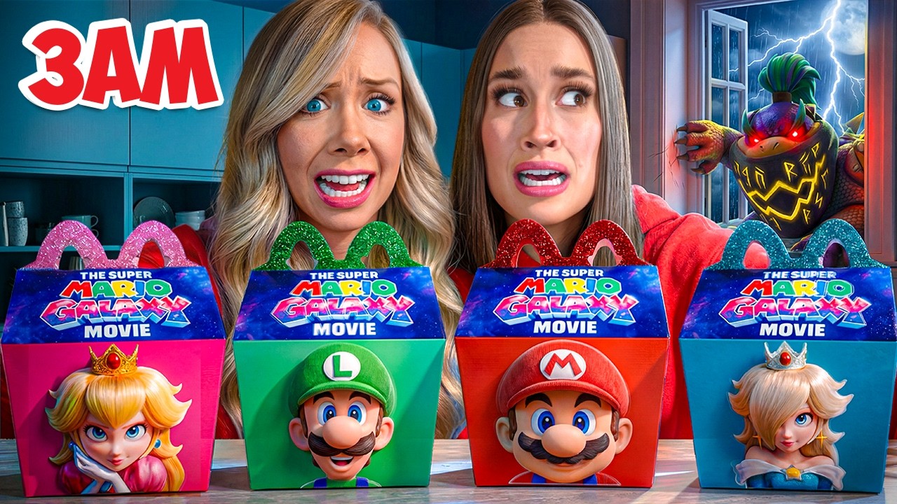 DO NOT ORDER ALL SUPER MARIO GALAXY HAPPY MEALS AT 3 AM...