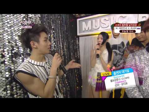 140221 Sunmi Interview @ Music Bank