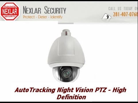 Nexlar Security PTZ Autotracking and Infrared - High Definition Pan, Tilt and Zoom