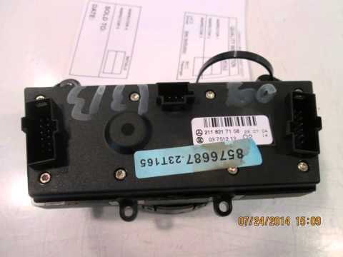 2005 Mercedes E500 Power Master Window / Control Air Suspension Switch 2118217158 - mbiparts.... OEM