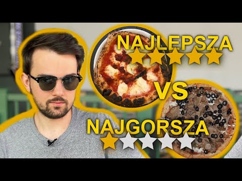 NAJLEPSZA vs NAJGORSZA Pizza w Warszawie - wg. Google Maps