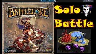 Battlelore 2nd Edition By Fantasy Flight Games Blood in the Warter vs Mustering Militia