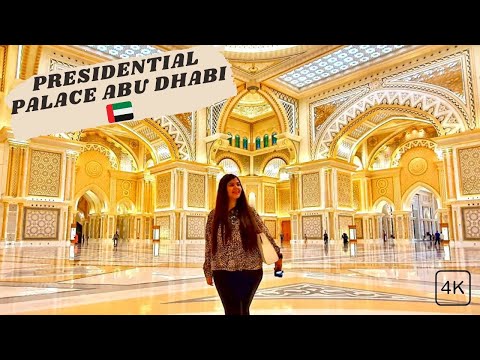 [4K] INSIDE THE PRESIDENTIAL PALACE ABU DHABI