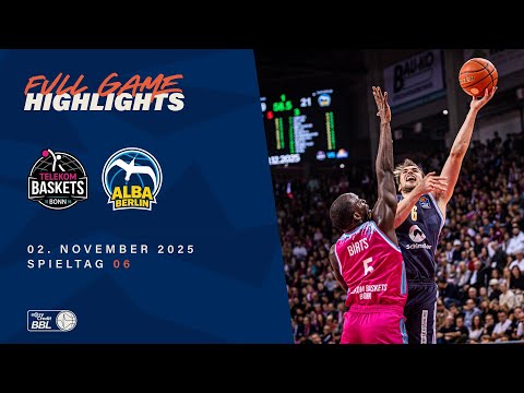 Telekom Baskets Bonn vs. ALBA BERLIN - Full Game Highlights - Matchday 6, 25/26