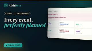 Event & Convention Management Software Demo | Atithi Setu