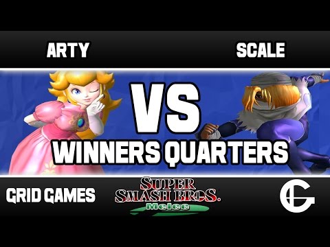Arty (Peach) VS Scale (Sheik) | Grid Melee BiWeekly 26 | Winners Quarters