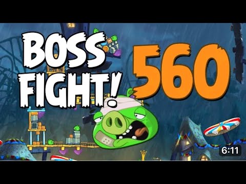 Angry Birds 2 Boss Fight 75! King Pig Level 560 Walkthrough - iOS, Android @Angry_Birds
