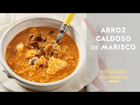 {Arroz caldoso de marisco} fácil y sabroso