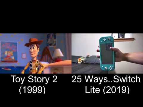 Toy Story 2 (1999)/25 WAYS TO BREAK A SWITCH LITE (2019) Side By Side