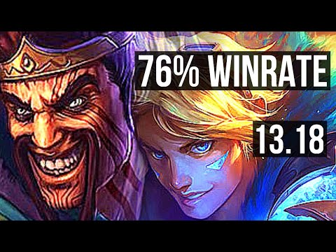 DRAVEN & Senna vs EZREAL & Soraka (ADC) | 76% winrate, 6/1/4 | NA Grandmaster | 13.18