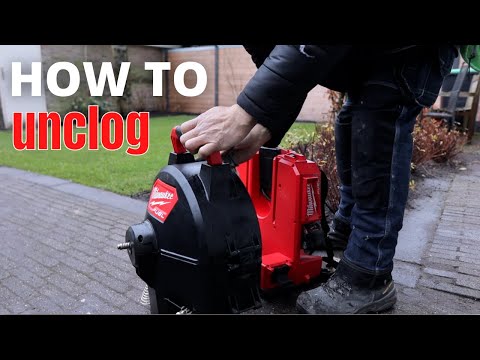 How to unclog a Drain? Milwaukee M18 Fuel Plumbing Drain Cleaner is the best
