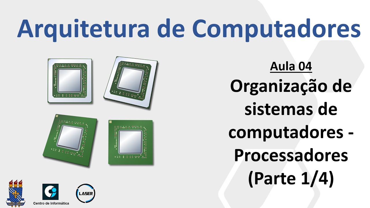 Aula 04 - Organização de sistemas de computadores - Processadores (Parte 1/4)