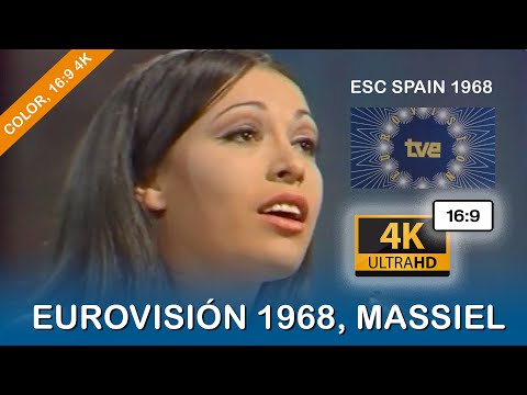 MASSIEL 1968, LA LA LA EUROVISION 1968, ESC SPAIN 16:9 y 4K