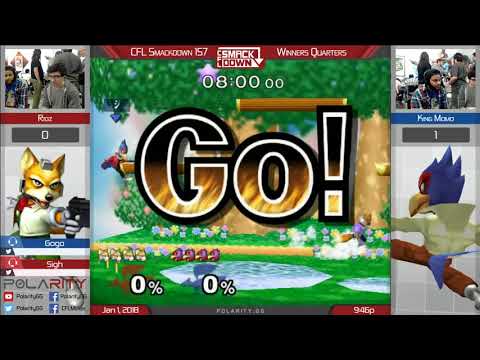 CFL Smackdown 157 Melee - Ridz (Fox) vs King Momo (Falco) - Winners Quarters