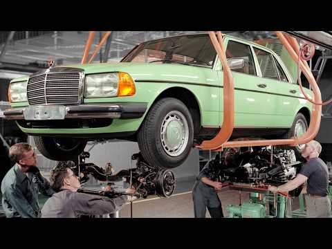 Thumbnail for How Mercedes W123 was built in 1976 – Building legendary W123 “The Tank” (Retro Factory tour) by Mercedes produc, Mercedes p, Mercedes-Benz W123, Mercedes produ, Mercedes production, video, Taxi, WiLL, Mercedes-Benz, Car, Mercedes prod, Mercedes pro, vide, Mercedes pr