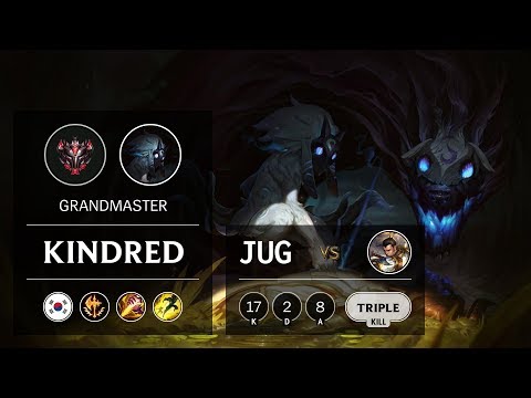Kindred Jungle vs Xin Zhao - KR Grandmaster Patch 9.8