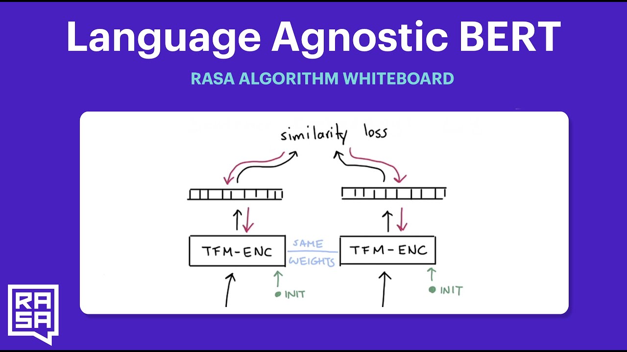 Rasa Algorithm Whiteboard - Language Agnostic BERT