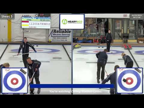 Terren Algot vs. Jordan Lightbown - Draw 6 - Curling Alberta Mixed Provincial Championship